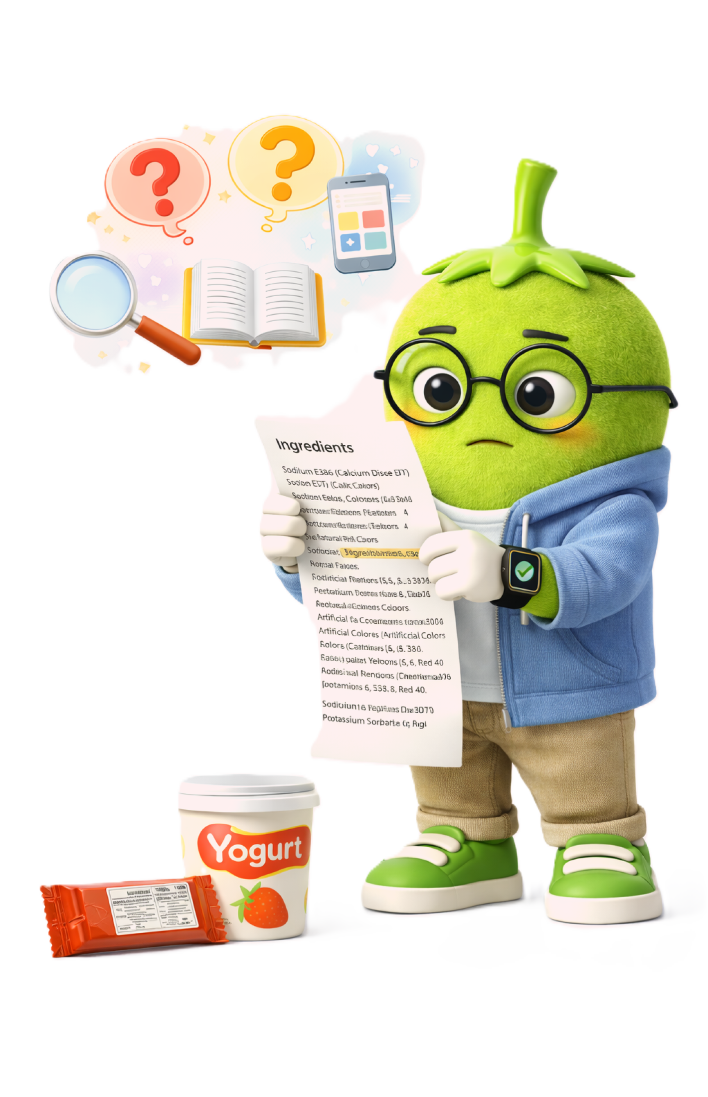 Characters researching