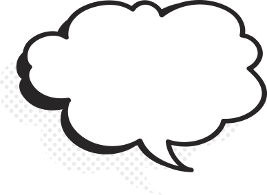 Cloud speech bubble