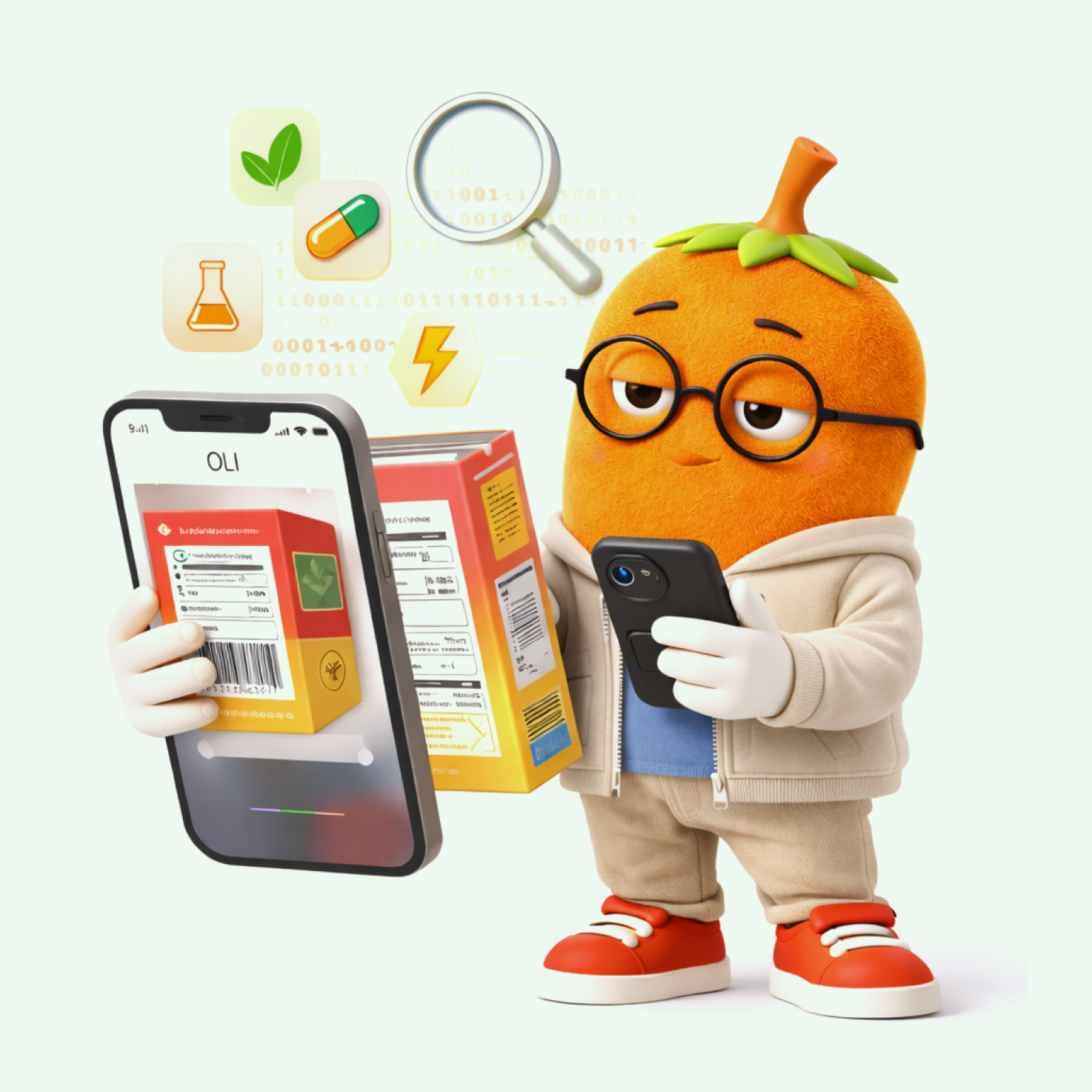 How OLI works section - scanning process