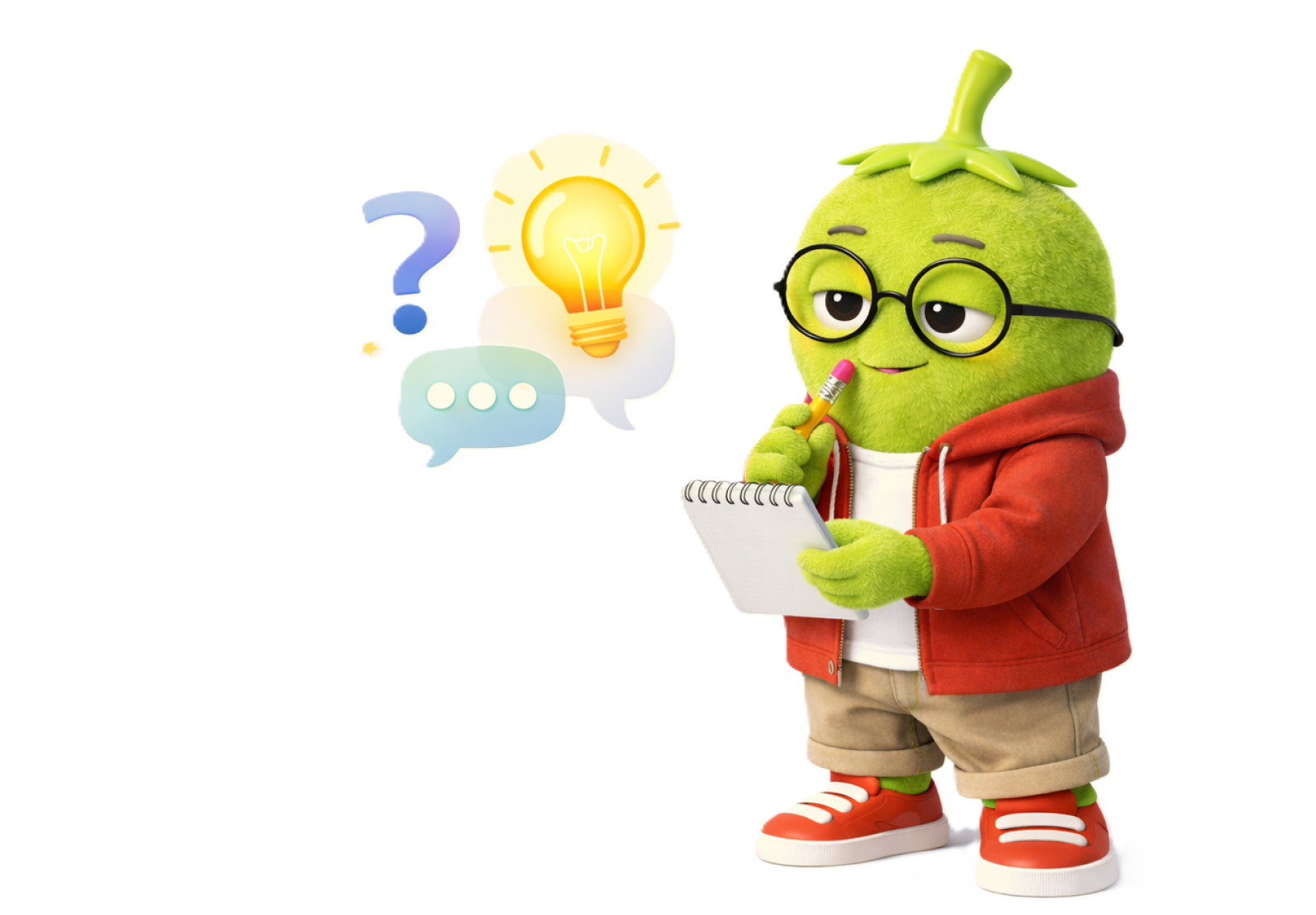 OLI character thinking